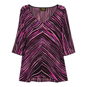 Y2K Bob Mackie Wearable Art Advant Garde Top Womens Size 2X Maximalist Retro